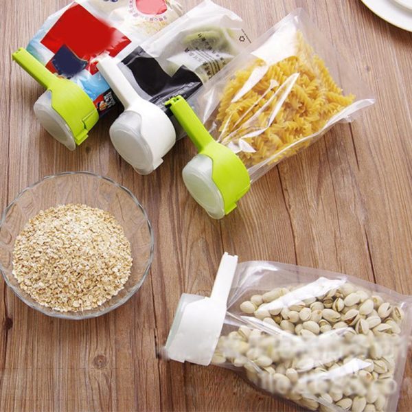 Kitchen Multifunction Seal Pour Food Storage Bag Clip Clamp Snack Sealing Cli RU 